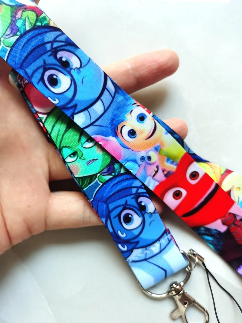 Новинка 1 шт. брелки для ключей от Диснея с внутренним вырезом ремешок на шею карт
