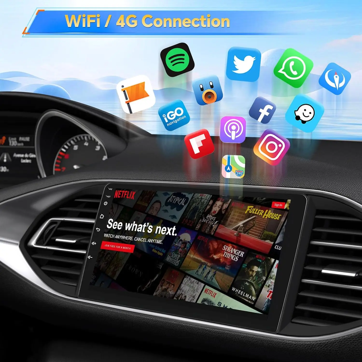 Android 14 для Renault Koleos 2008-2016 2K QLED автомобильный радиоприемник мультимедийный