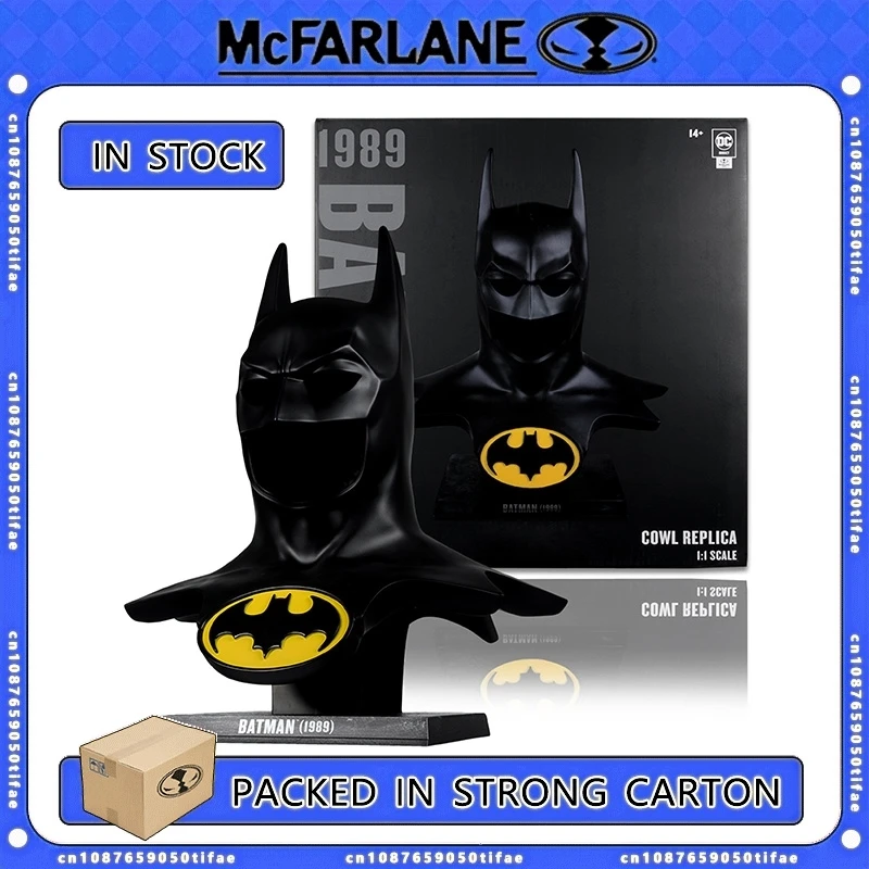 Mcfarlane Toys DC Direct 1:1 масштаб коллекционный капюшон Реплика Бэтмена 1989 (SDCC) модель
