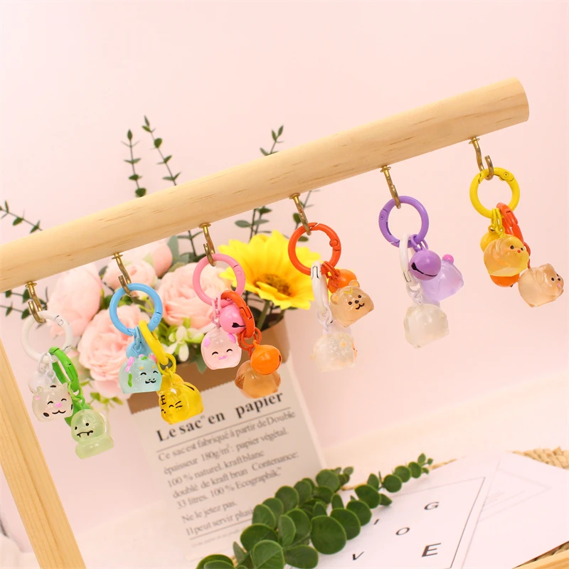 Светящийся трехмерный милый зернистый брелок с двенадцатью зодиака подвеска