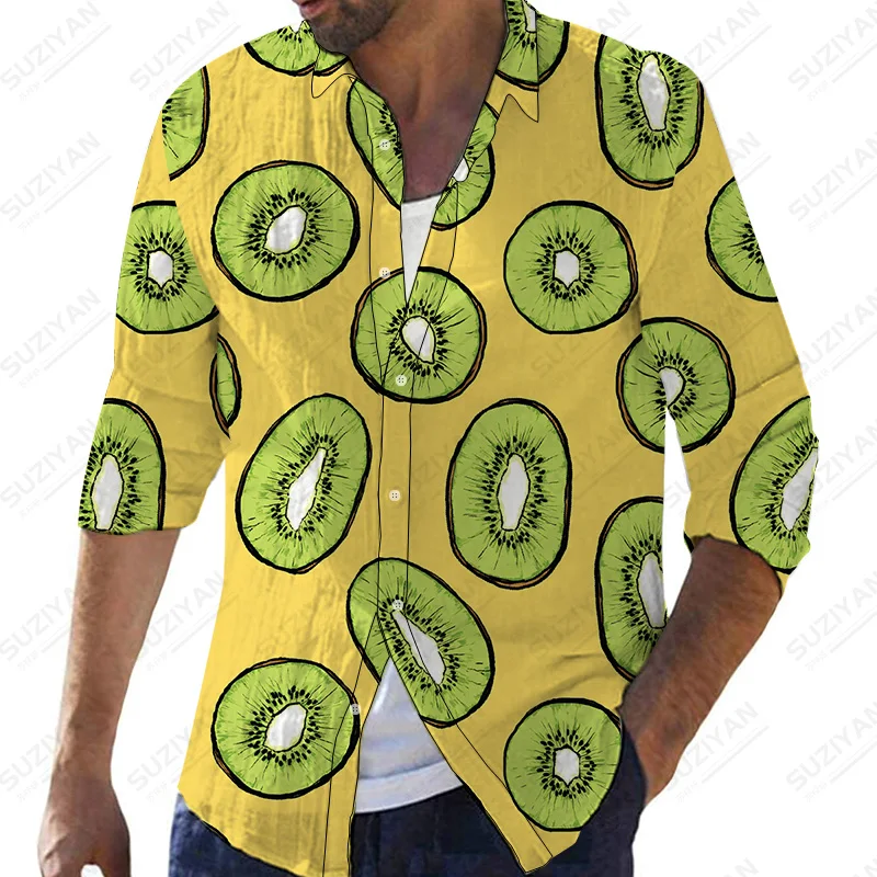 

Лидер продаж, красивая, популярная, Мужская онлайн-версия, винтажная гитарная, джентльменская, Новое поступление, Мужская льняная рубашка н...