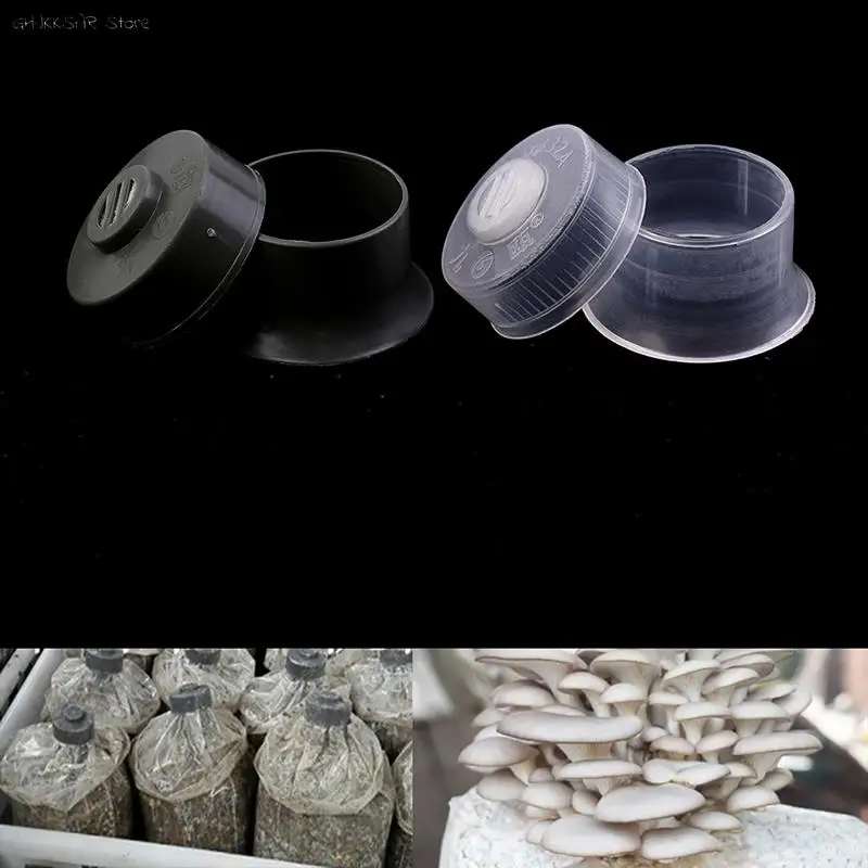 

20pcs/set Mushroom Spawn Grow Bag Cap Lock Ring Sealable Garden Planter Tools