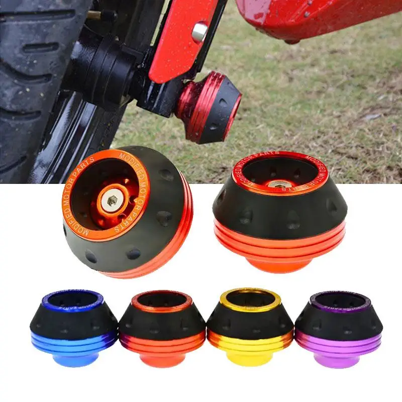

2pcs Motorcycle Front Fork Cup Crash Protector Shock Absorber Wheel Protective Pads Modified Accessories