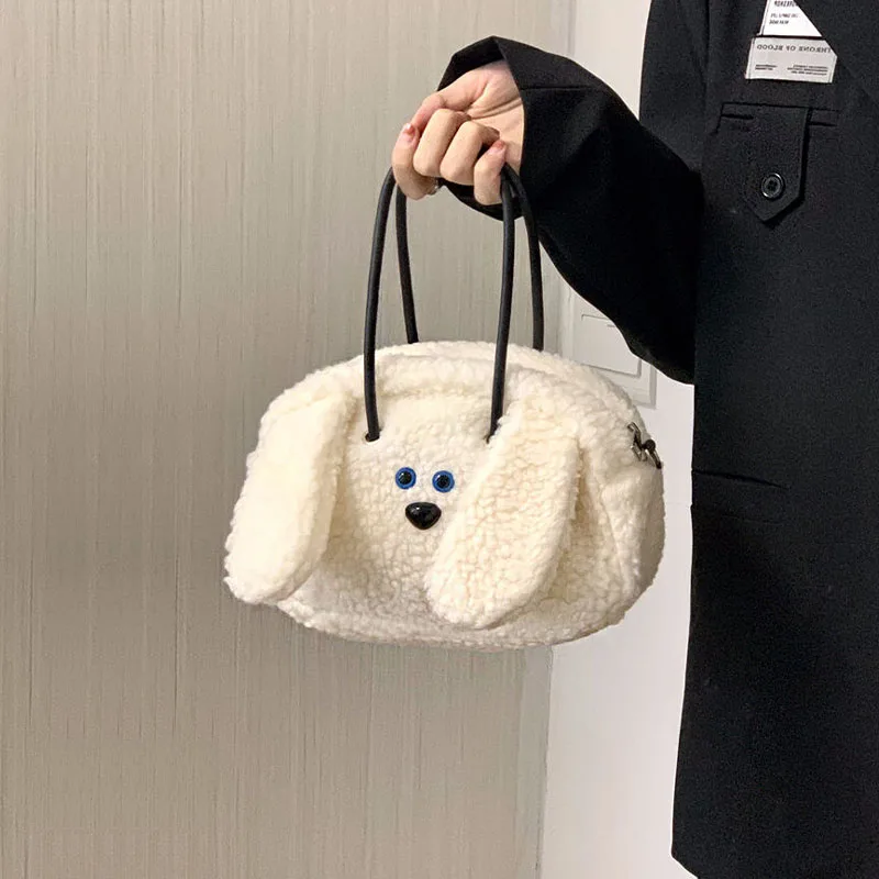 

Sanrio Pachacco Handbag Female Cute Cream Clouds Soft Niche Design Shoulder Bags All-match Fashion Gift for Girls