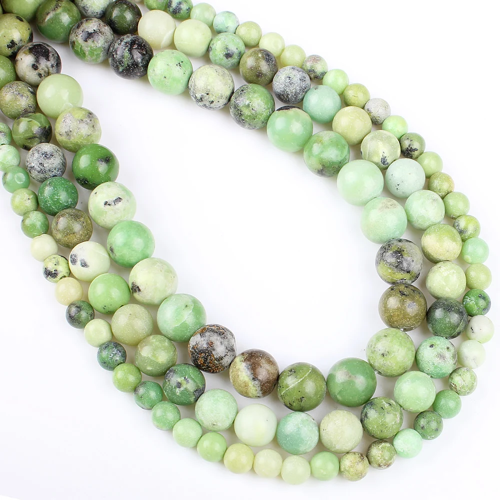 

Natural Gem Australian Stone Round Loose Beads Men and Women Jewelry Making Handmade DIY Necklace Bracelet Beaded Accessories