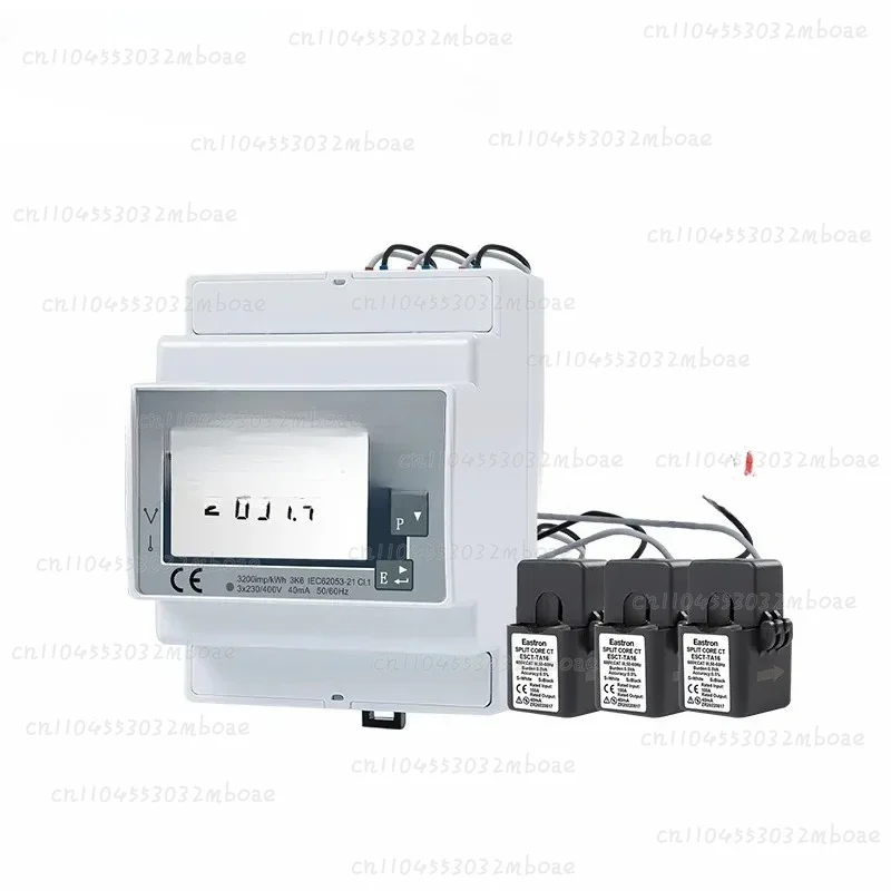 Трехфазный многофункциональный счетчик энергии Eastron SDM630MCT 40mA RS485 с трансформатором тока для установки на DIN-рейку (art.: 3920db4371724) - 3920db4371724