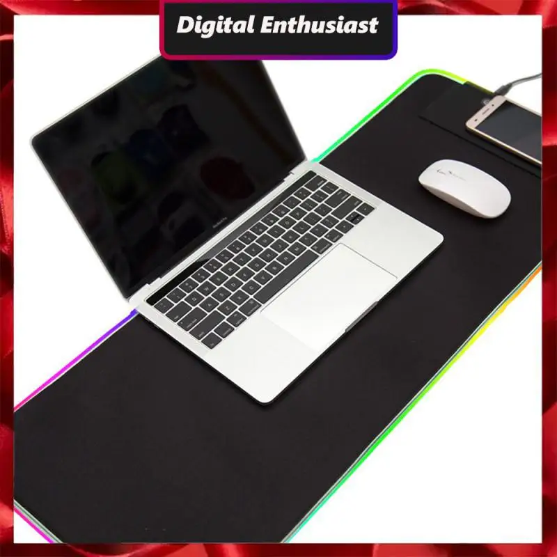 

Led Game Mouse Carpet Gaming With Wrist Protection Mouse Pad Non-slip Luminous Rgb Mouse Pad For Computer Mouse Rgb Mouse Mats