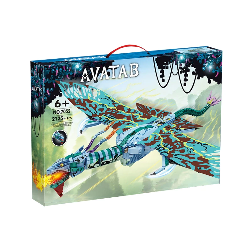 В наличии 7052 MOC Классическая коллекция динозавров Птерозавр строительные блоки