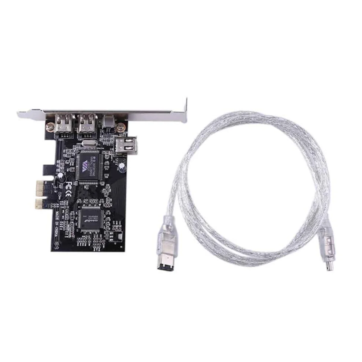 PCIe 4 порта (3x6pin + 1x4pin) Firewire 800 IEEE 1394 высокоскоростная карта адаптера Мбит/с