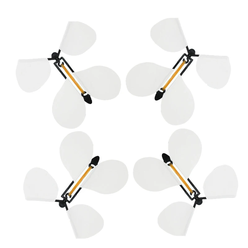 

New Funny Interesting Flying White Butterfly Toy With OPP Bag Magic Props Creative Butterfly Art Drawing Butterfly