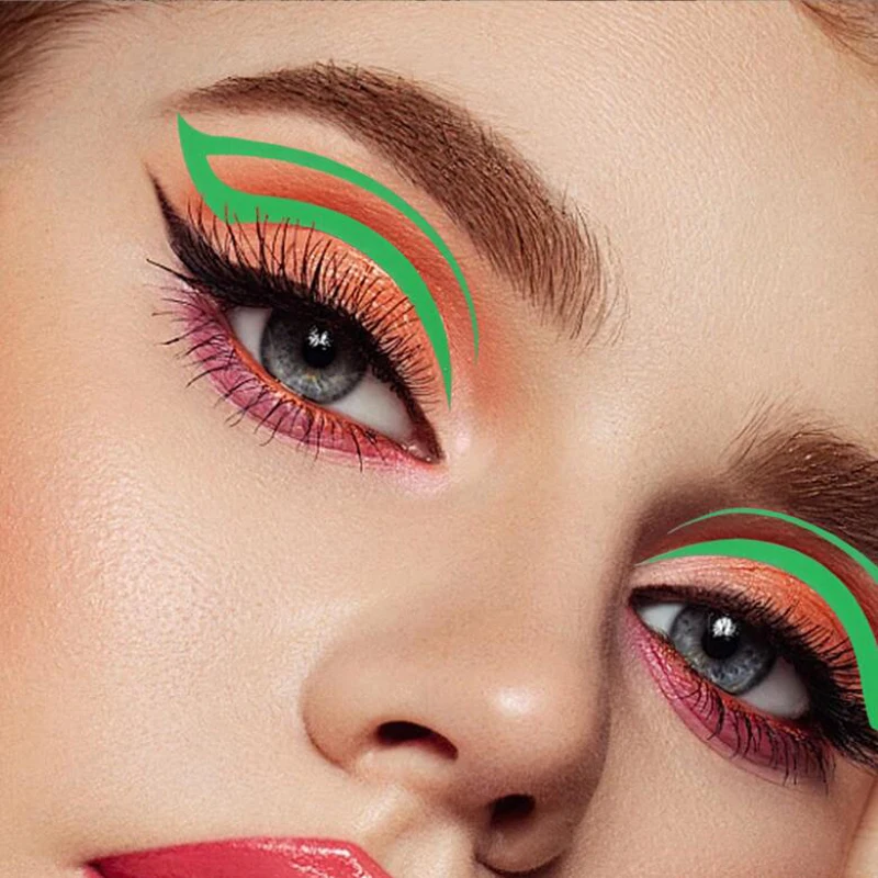 Подводка для глаз тату наклейка водостойкая сценического макияжа лица лазерная
