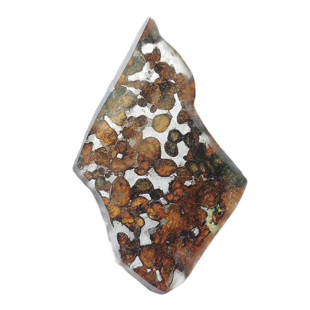 

29,3 г, серио паллазит, оливковые кусочки метеорита, натуральный материал метеорита, образцы оливкового метеорита, из Кении, TA257