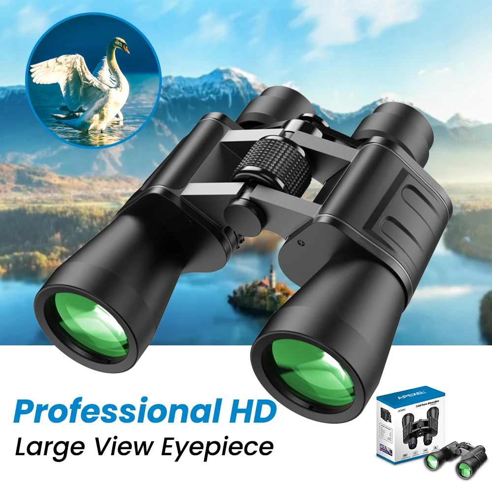 Бинокль APEXEL мощный Монокуляр с дальним зумом 7x50 телескоп легкой фокусировкой HD