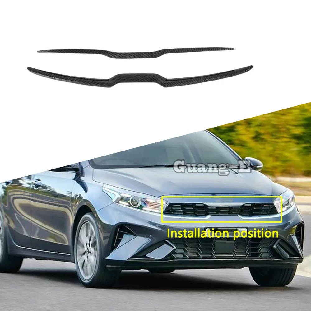 

Передняя Центральная решетка для автомобиля, решетка гриля для Kia K3 Forte Cerato 2019 2020 2021 2022, декоративная рамка, внешние аксессуары