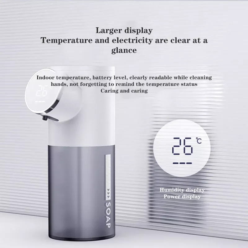 

Automatic Soap Dispenser Liquid Foamer USB Charging Auto Sensor Induction Touchless 320ml Home Liquid Soap Foaming Dispenser
