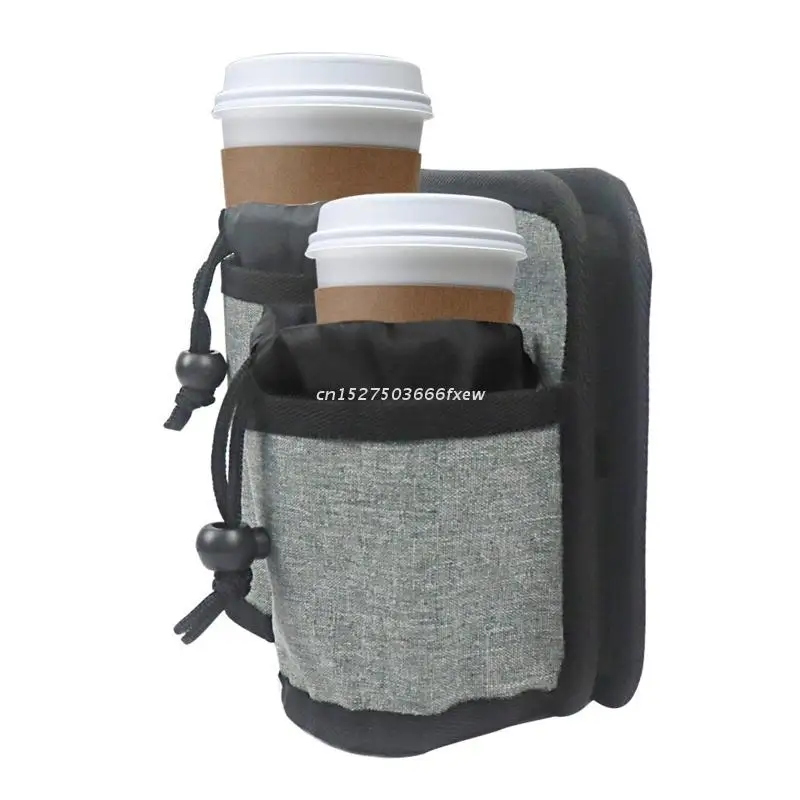 

Luggage Travel Cup Holder Free Hand Drink Caddy Travel Drink Organizer Bottle Holder for Men Women Convenient Travel