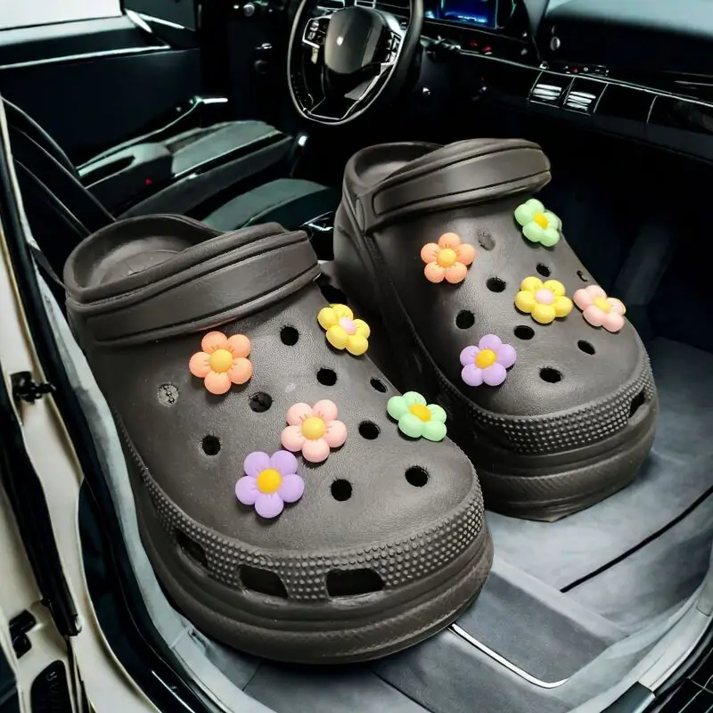 10 шт. декоративные подвески для обуви с 5 лепестками