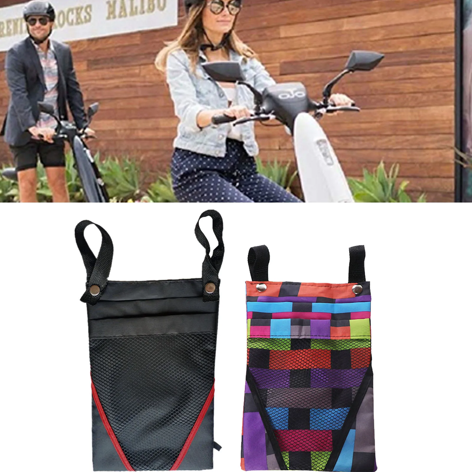 Bicycle Motorcycle Front Mobile Phone Water Bottle Storage Bag Hanging Basket Waterproof Cycling Front Storage Bicycle Bag