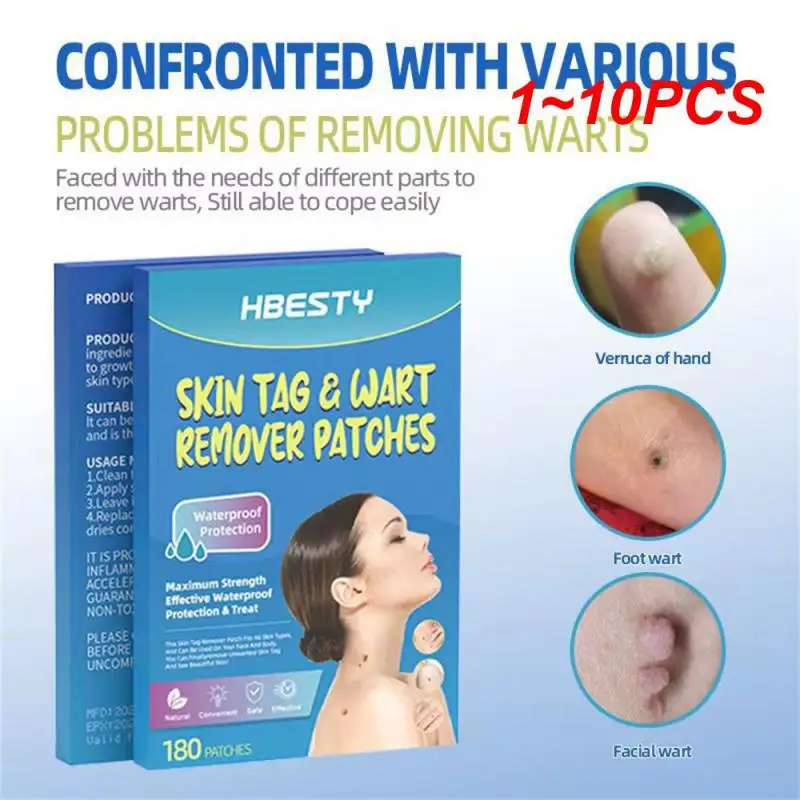 

Эффективный пластырь для удаления бородавок на руках, без стимуляции, безболезненный пластырь для ремонта, безопасный и комфортный уход за телом, 1-10 шт.