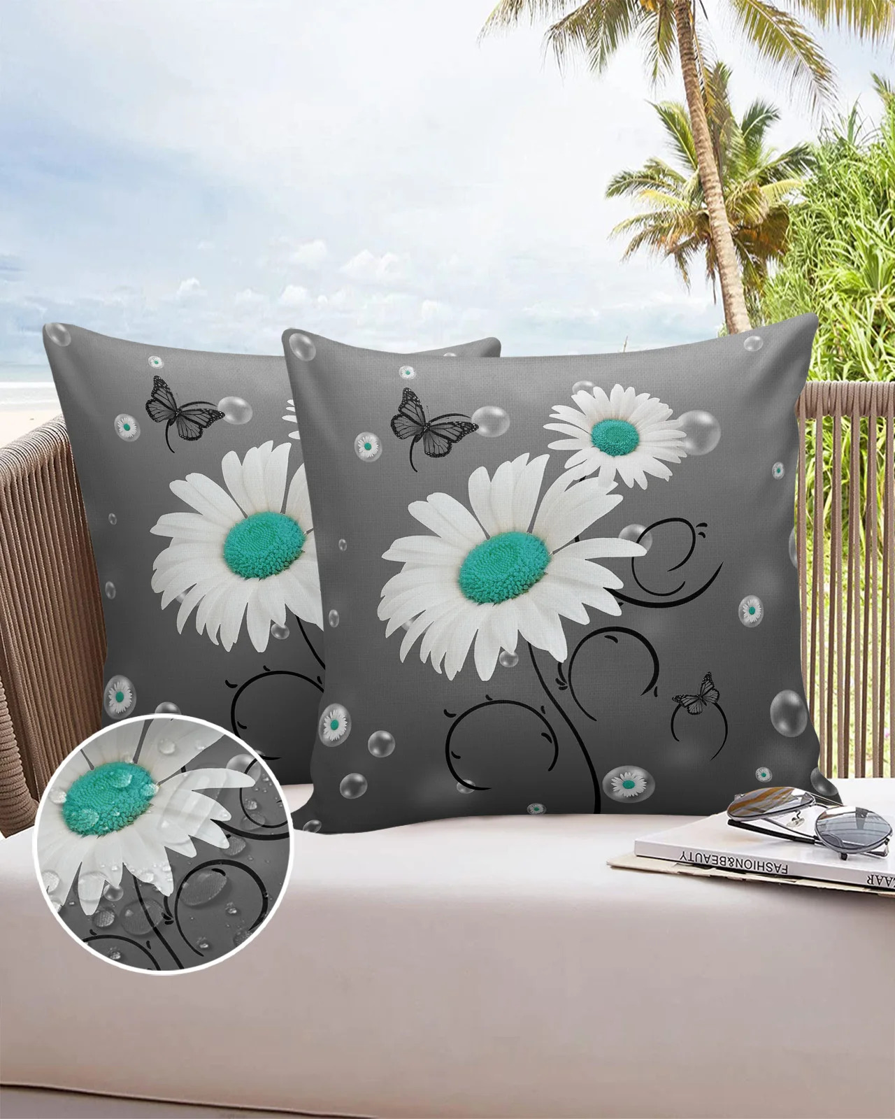 

2/4 шт., водонепроницаемые Декоративные Чехлы для диванных подушек