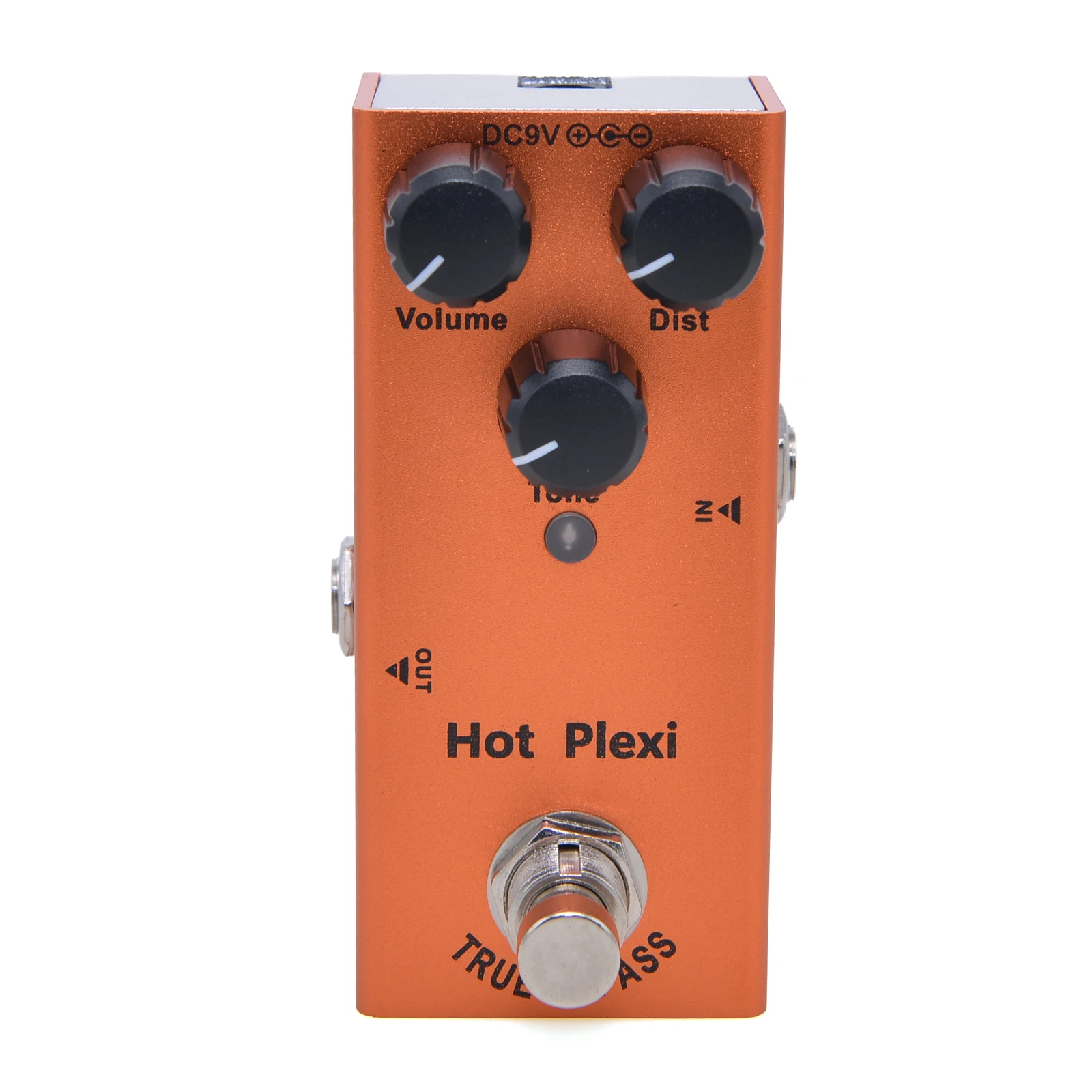 Фото Электрогитарная педаль Hot Plexi с расширенными эффектами дисторшн для электрогитары, с функцией True Bypass. №1