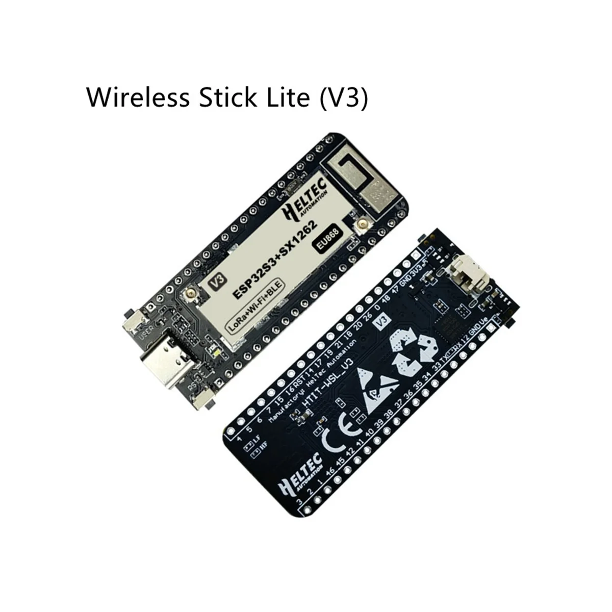 

H ELTEC AUTOMATION ESP32 for Lora Development Board LoRa Wireless Stick Lite V3 863/868-915/928 Hz SX1276 ESP32-PICO-D4 Esp32