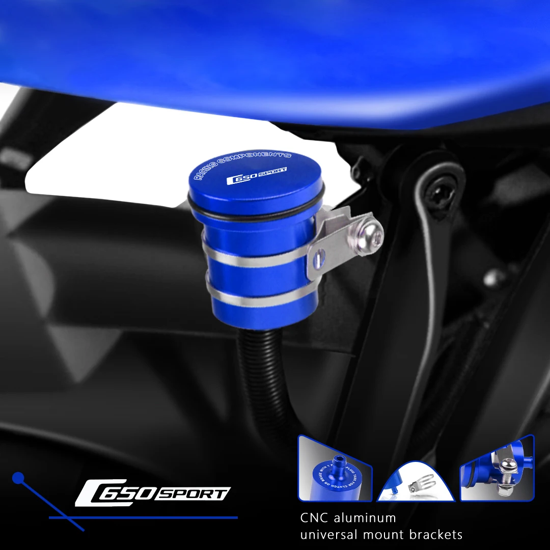 

Универсальный мотоциклетный резервуар тормозной жидкости, муфта, цилиндр, мастер, масляная чаша для BMW C650SPORT 2015 2016 2017 C650 SPORT