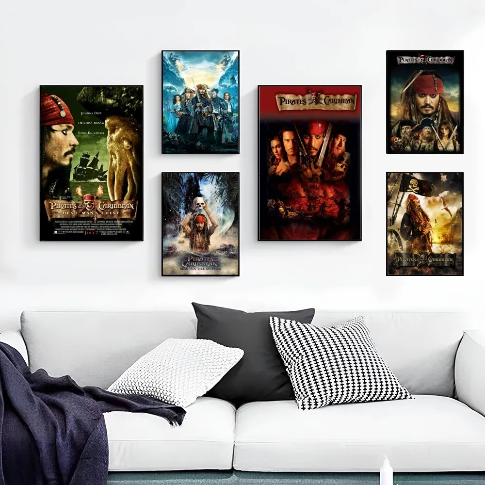 Классический фильм P-Pirates Of The C-Caribbean классические постеры с фильмами водостойкая