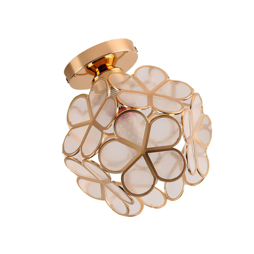 

LED Frosted Petals Ceiling Light Home E27 Night-light Lamp Corridor