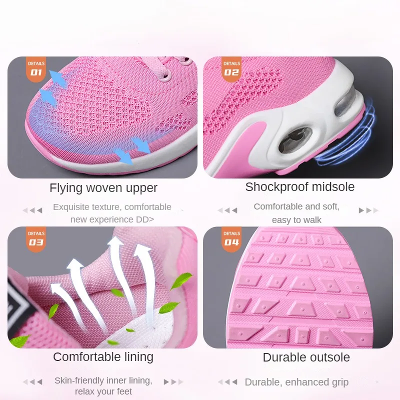 2023 Women Running Sneakers Fashion Casual Flat Shoes female wedges Shoes Women summer Mesh Breathable woman vulcanize shoes