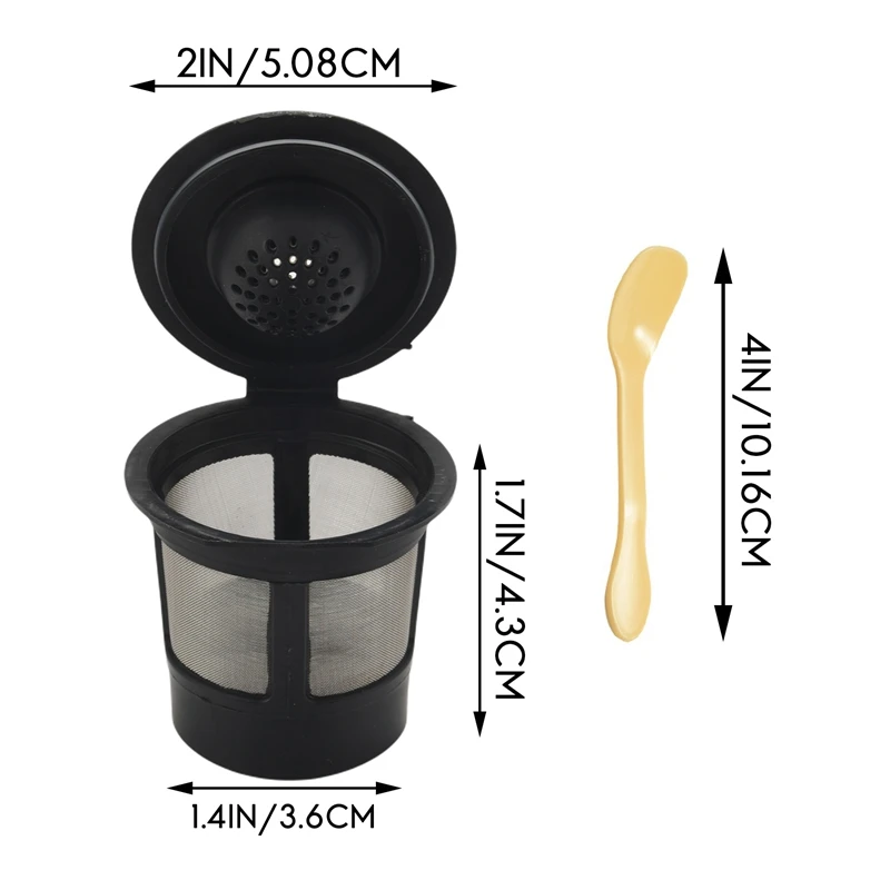 Многоразовые чашки K для Keurig универсальные многоразовые фильтры кофе Kcups K-Supreme и