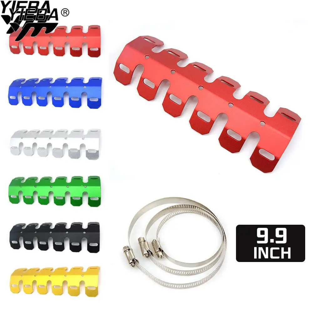 

Motorcycle Accessories Exhaust Muffler Pipe Leg Protector Heat Shield Cover FOR HONDA XR230 250 MOTARD CRM250R/AR XR400MOTARD