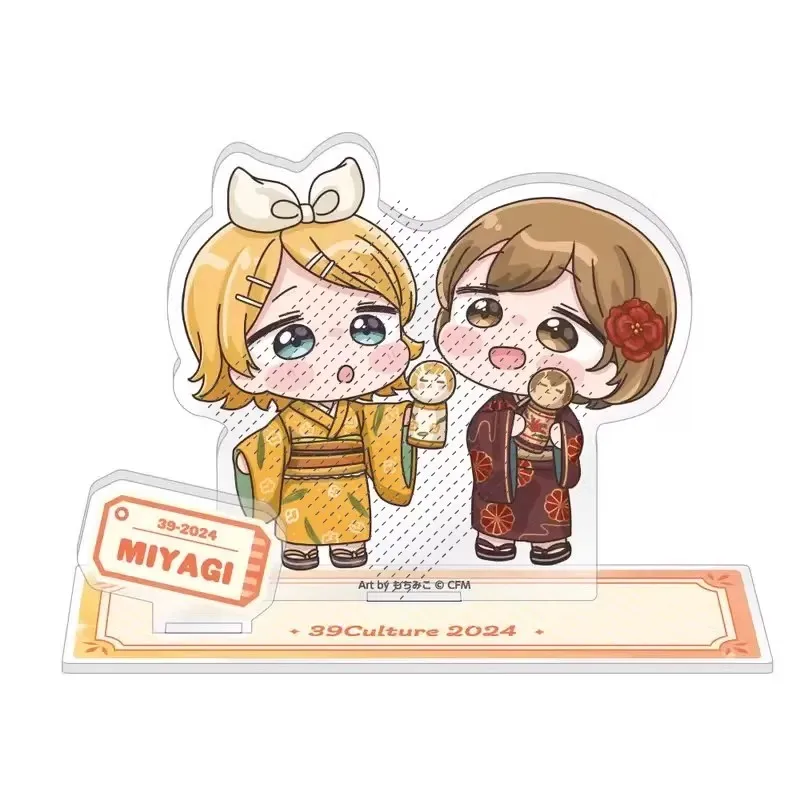 Кагамин Рин Лен Аниме фигурки стоячие модели Хатсуне Мику Кайто Мейко лука