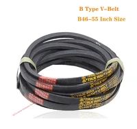 1pcs b464748 55 inch size b type v belt black rubber triangle belt industrial agricultural mechanical transmission belt