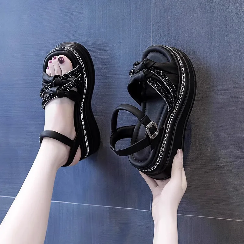 Туфли модные женские туфли на каблуке Luo Liang новинка 202 лето популярные 3