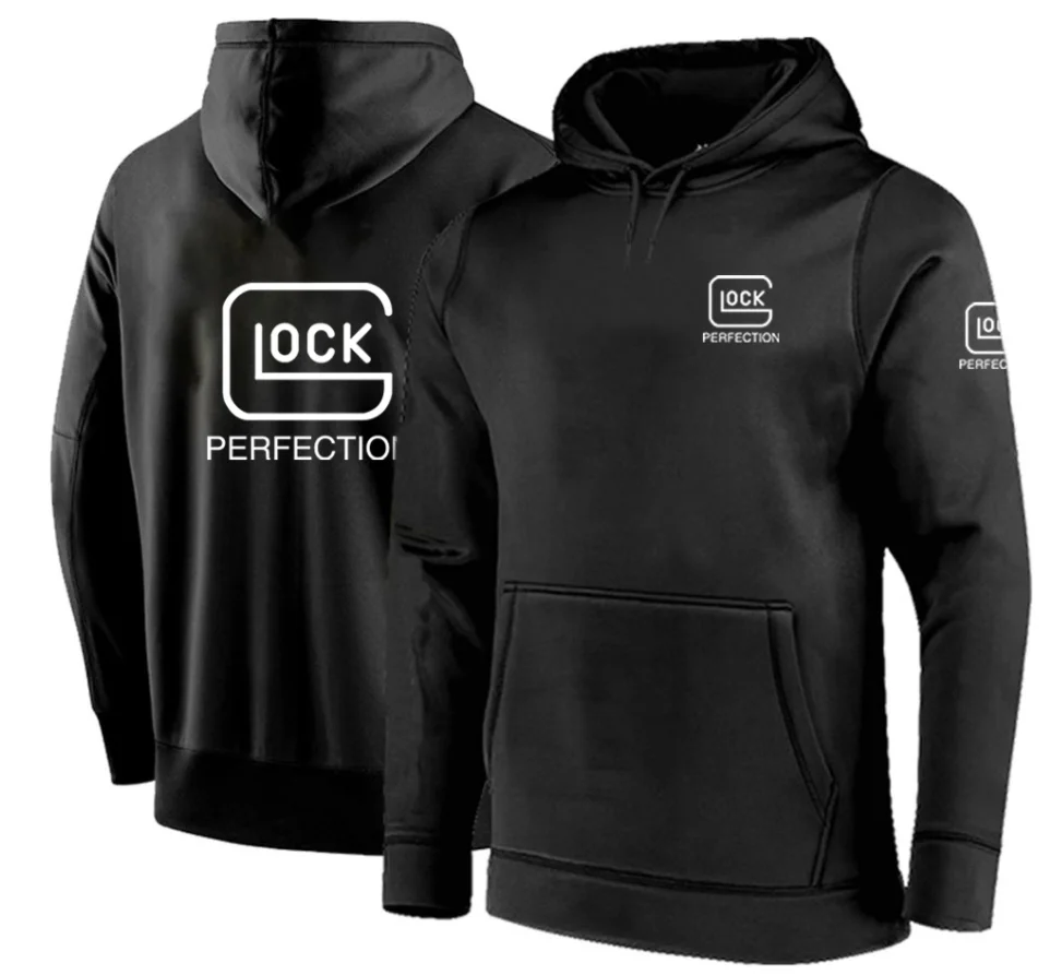 

2022 Hight Quality New Glock Perfection Shooting Spring And Autumn Men Shirt Cotton Hoodies New Solid Color Pullover Sweater