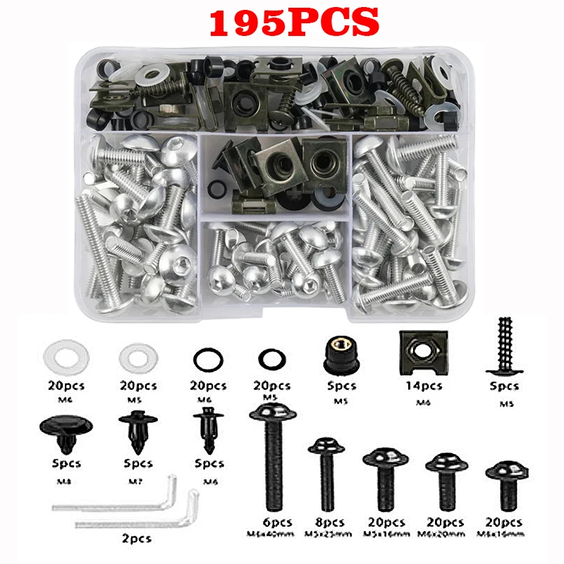 

Болты обтекателя мотоцикла, винты корпуса, гайки для Kawasaki Z900 Z750 Z800 Z650 Z1000 ER6N Versys 650 ZX6R ZX10R Ninja 400 300