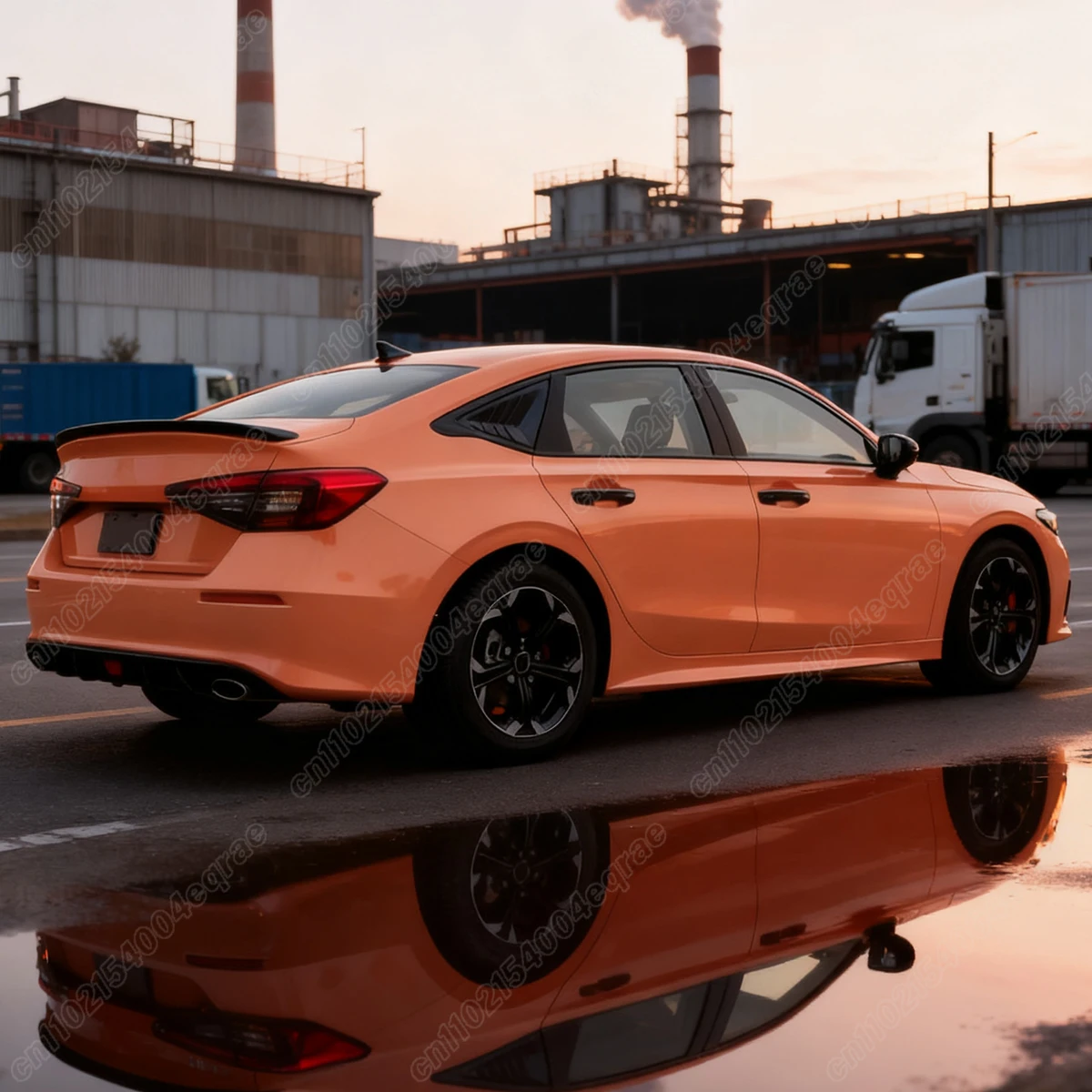 Фото Аксессуары для Honda Civic 11-го поколения 2022 2023, жалюзи на заднее боковое окно, вентиляционное отверстие, жалюзи, комплект кузова, аксессуары №4