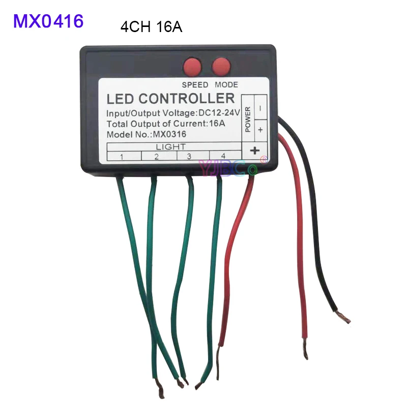 12 В 24 4 канала 9 16 А/27 А светодиодная лента контроллера лампы прыжка вода взрыв