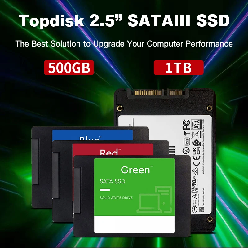 

SSD Sata, внутренний жесткий диск на 1 ТБ, Sata3, 2,5 дюйма, 4 ТБ, Ssd TLC, 500 МБ/с, Внутренние твердотельные диски для ноутбука и настольного компьютера