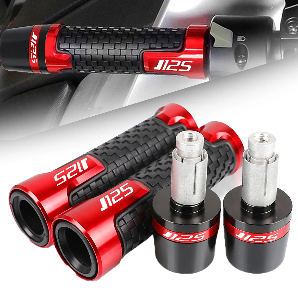 

Motorcycle J 125 Scooter 22mm Handle bar grips handlebar grip end For Kawasaki J300 J125 2014 2015 2016 2017 2018 2019 2020 2021