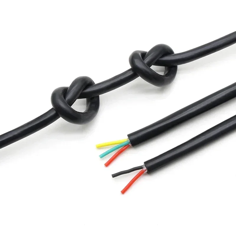 1/3/5/10 м 2 3 4 6 ядер многожильный экранированный кабель из силиконовой резины