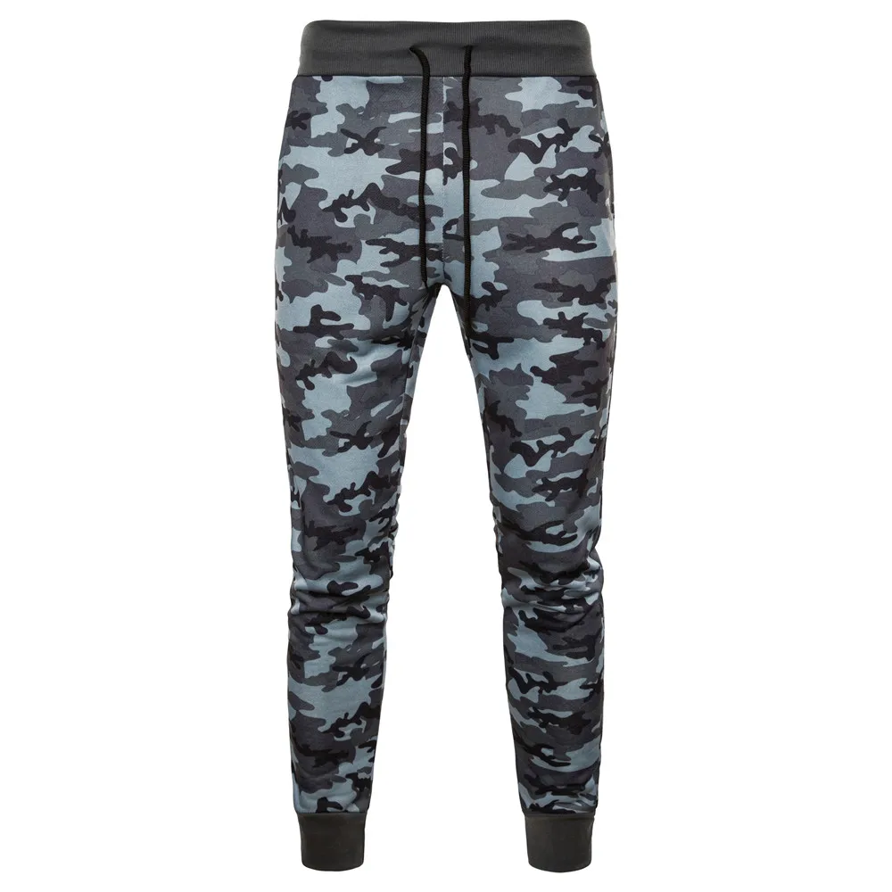 NEW 2022 Spring Summer Casual Joggers Beam Foot Elastic Waist Army Cross-border Camouflage Man Foot Slacks Men\'s Trousers