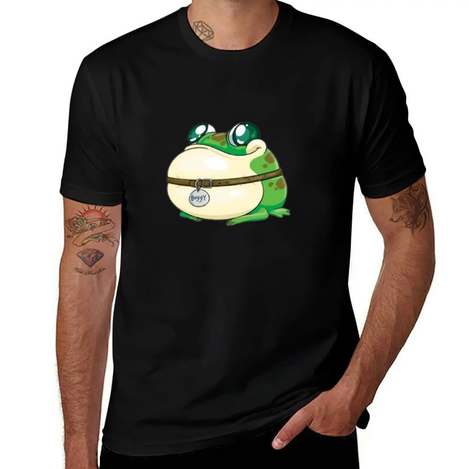 Фото Забавная футболка Boggy the Froggy, удобная рубашка с короткими рукавами для тренировок №1