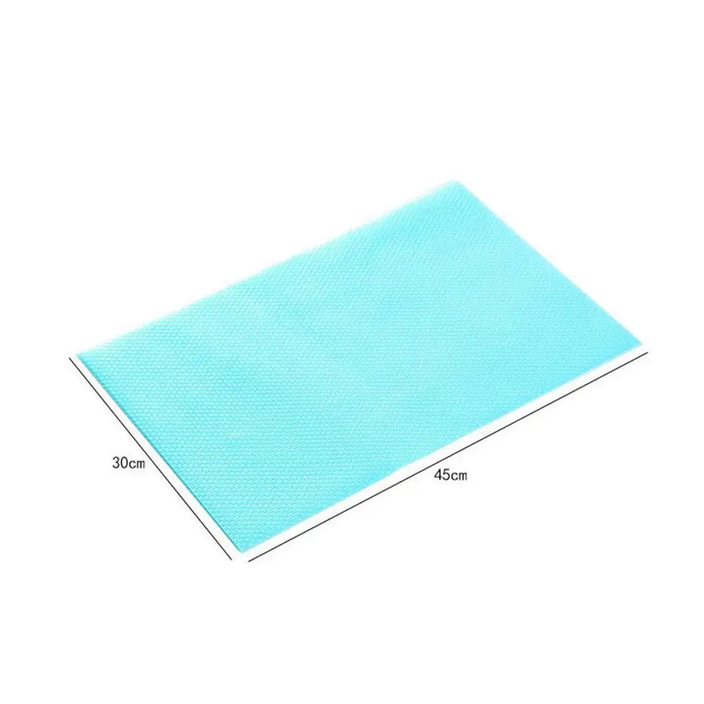 

8 Pieces Refrigerator Liners Waterproof Washable Shelf Pad Cabinet Non Slide Cuttable Tablecloth Antifouling Mat