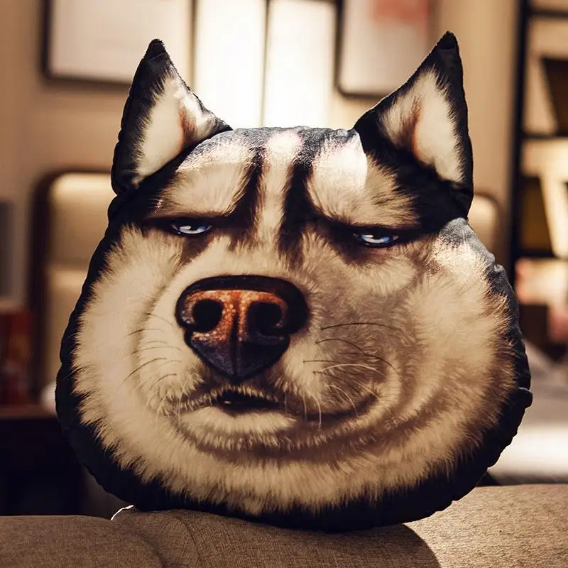 Прикроватная подушка для собак Husky большая спинки Подушка сна чтения Siesta | Дом и