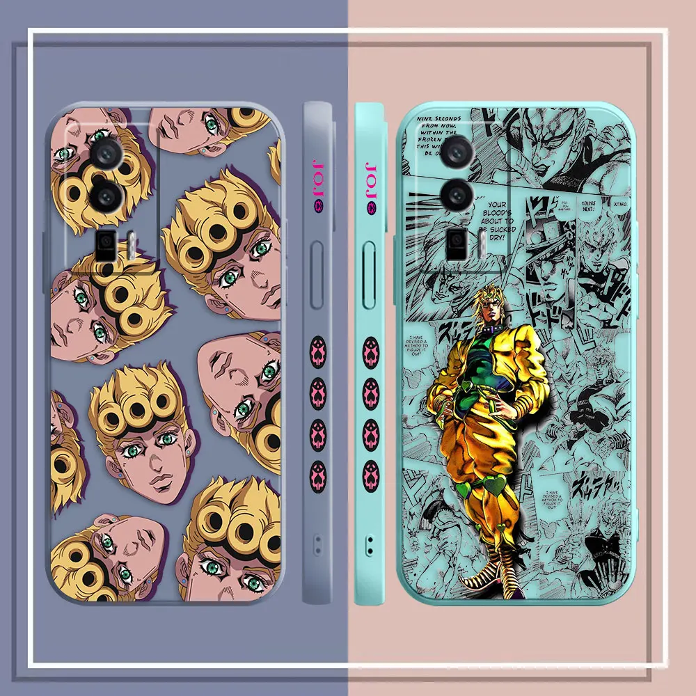 Case For Redmi K60E K60 K50 K40S K40 K30 K20 12C 10C 9A 9 8 10X 10A 10 Pro 4G 5G Gaming Case Fundas Shell Jojo Bizzare Adventure