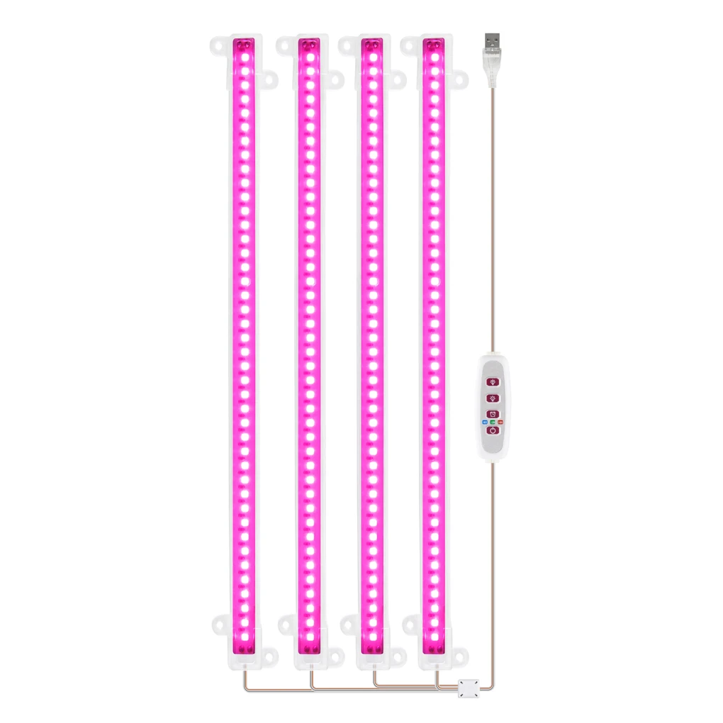

LED Growth Light Strips IP20 Life Waterproof Phytolamp Full Spectrum for Office Indoor Greenhouse Two Heads Sunlight