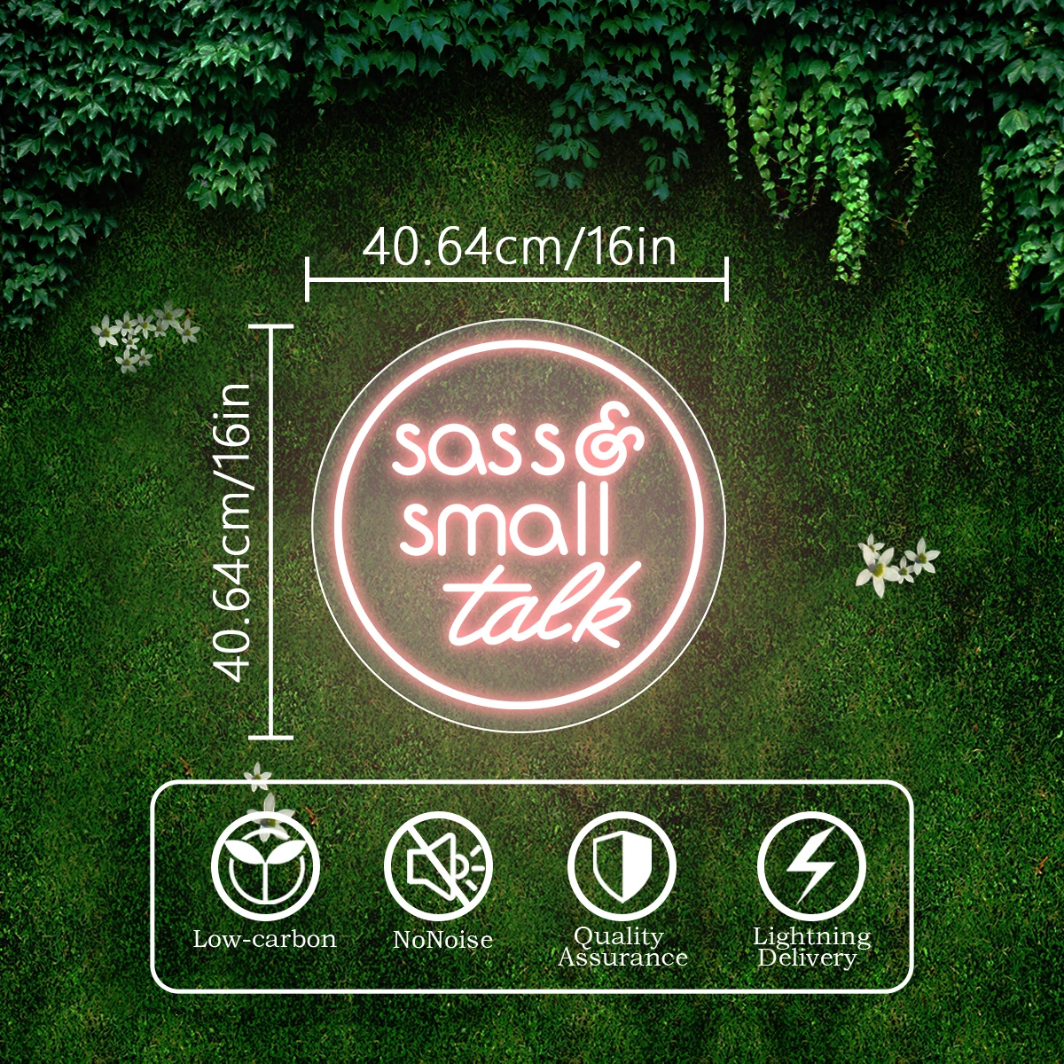 Неоновая лампа Sass Small Talk подходит для общественных мест библиотеки кабинета