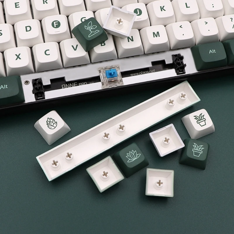 Колпачки для клавиш ботанического сада pbt Dye Sub Keycap переключателей MX механическая